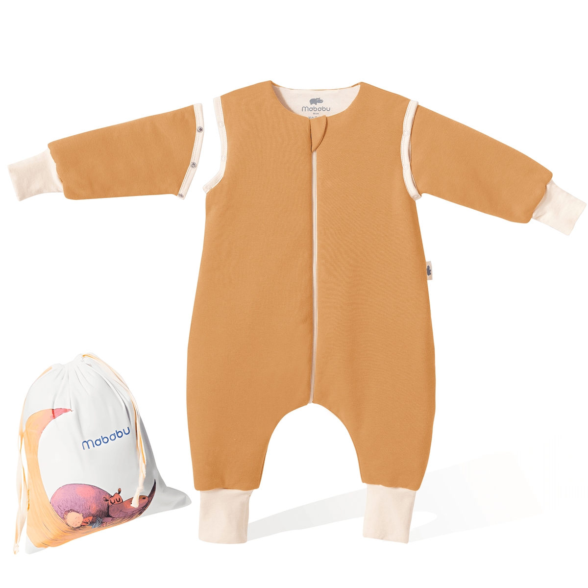 Mababu Schlafsack mit Füßen aus Bio-Baumwolle – Bild 22
