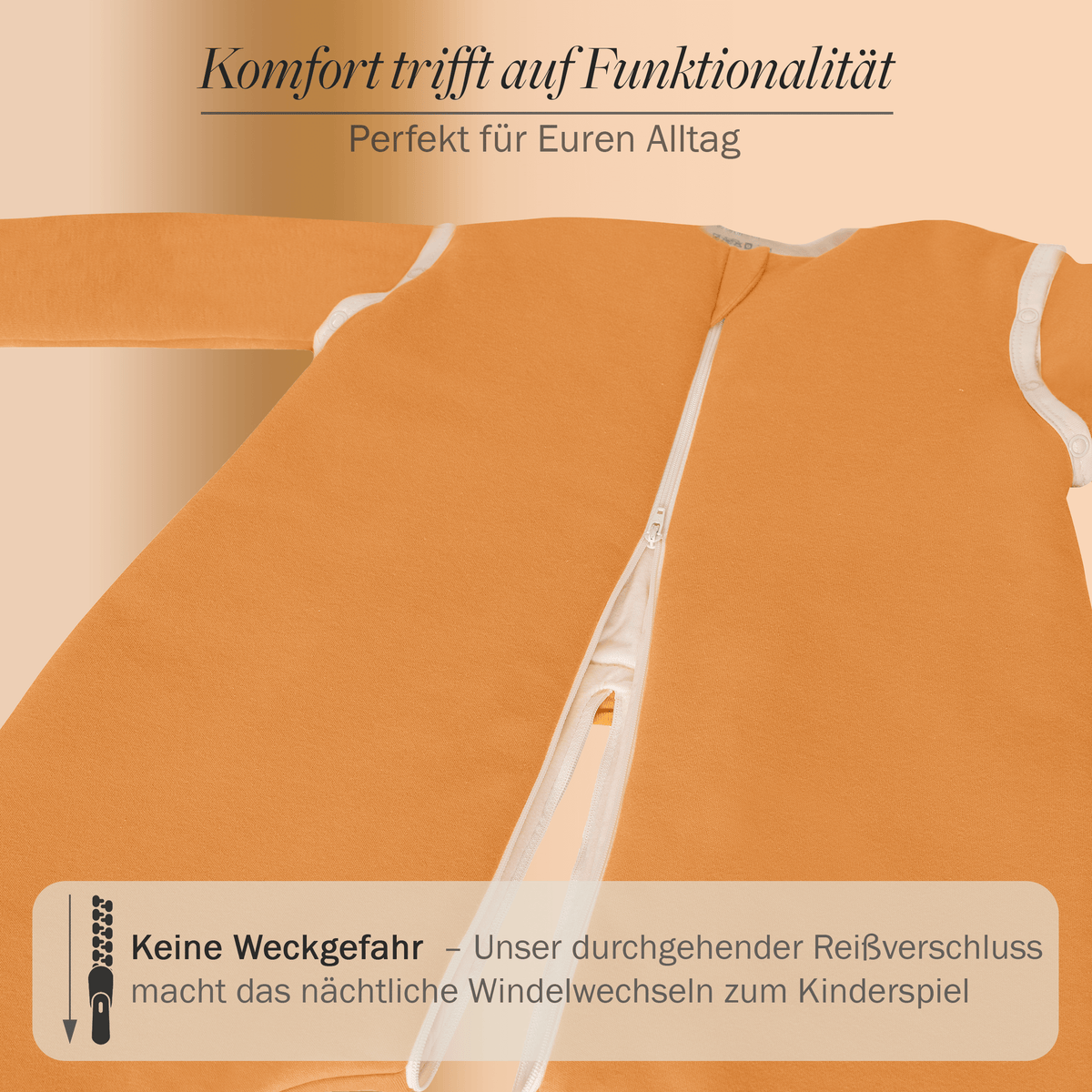 Mababu Schlafsack mit Füßen aus Bio-Baumwolle – Bild 25