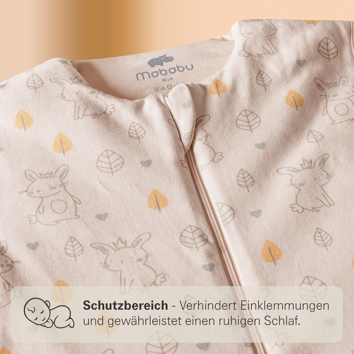 Mababu Schlafsack mit Füßen aus Bio-Baumwolle – Bild 19