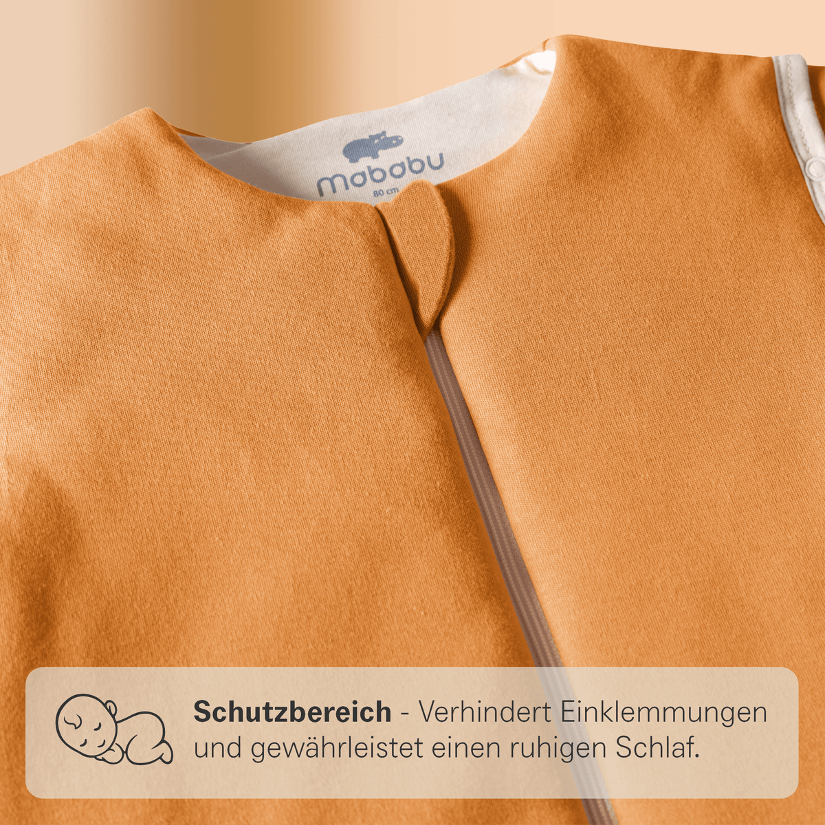 Mababu Schlafsack mit Füßen aus Bio-Baumwolle – Bild 24