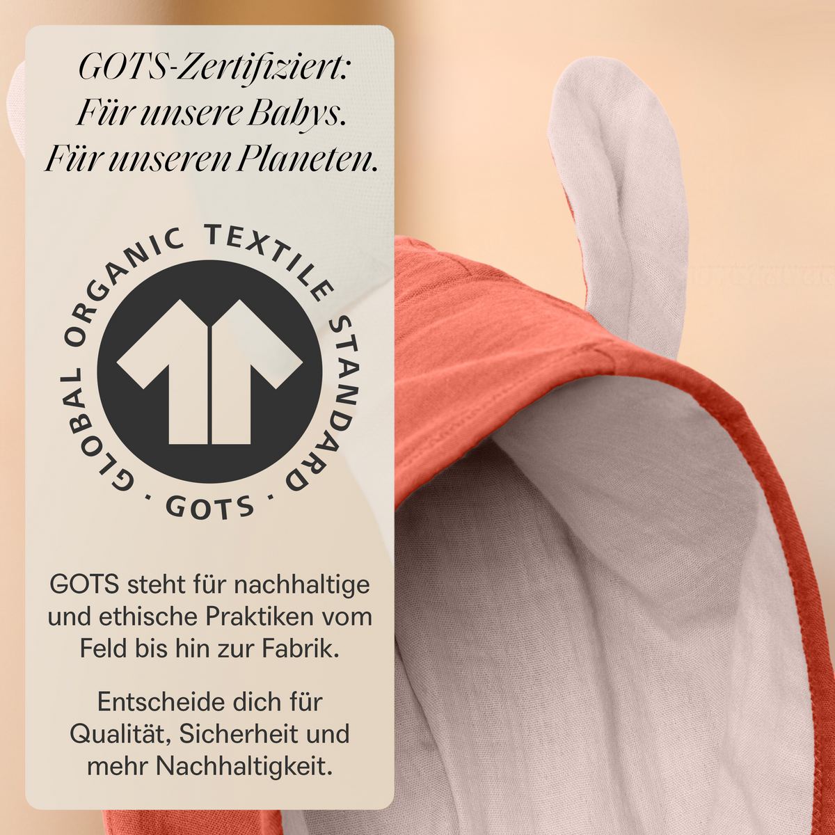Mababu Badeponcho mit Hasenohren aus Bio-Musselin – Bild 61