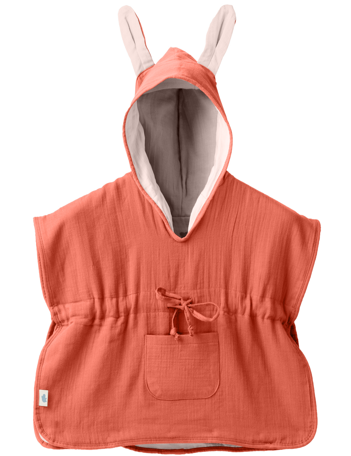 Mababu Badeponcho mit Hasenohren aus Bio-Musselin – Bild 24