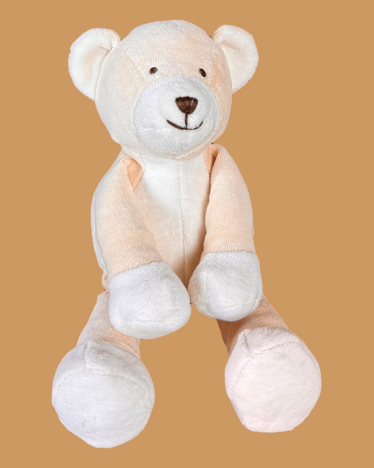 Mababu Kuscheltier Benni der Beschützerbär aus Bio-Baumwolle in Braun – Bild 4