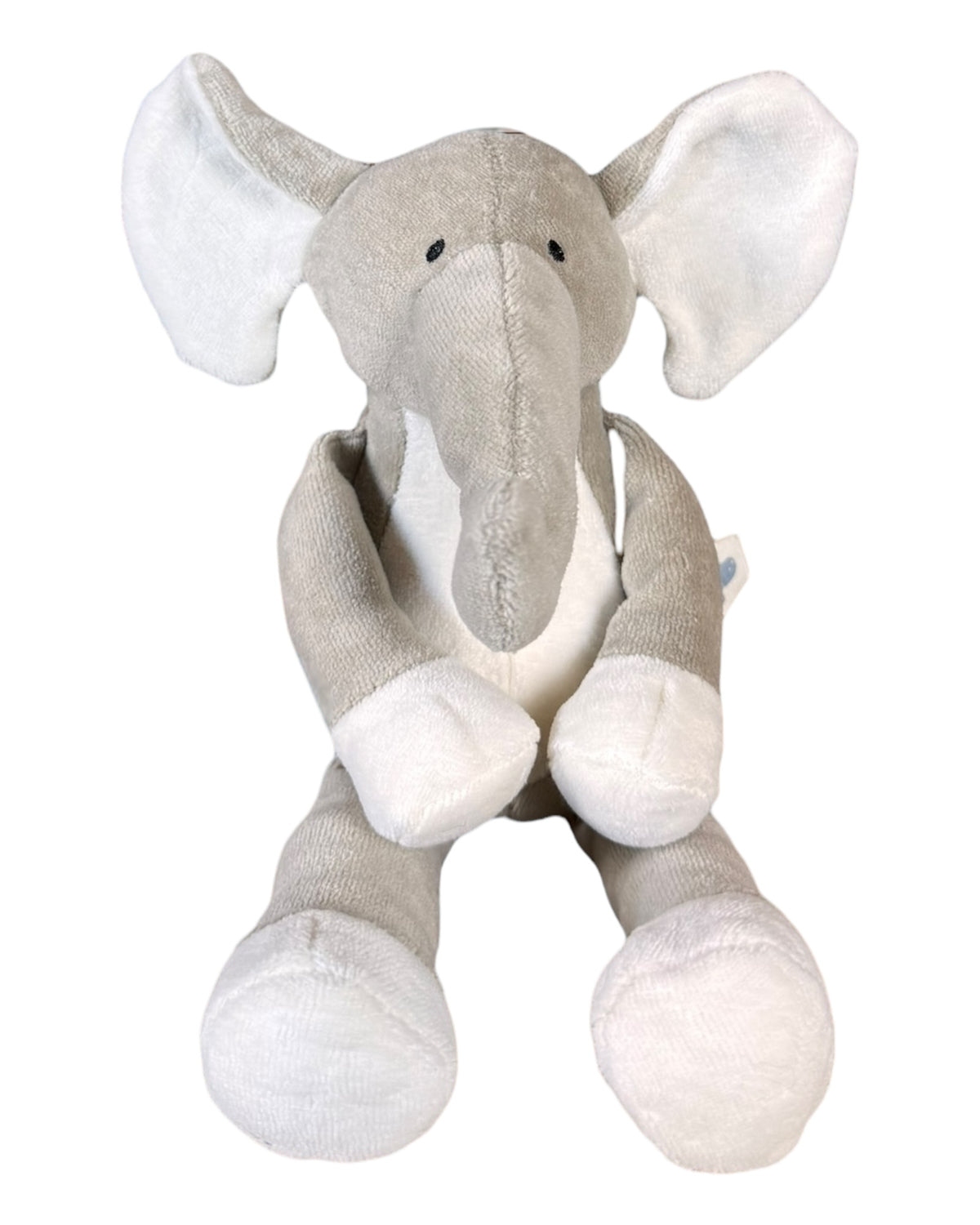 Mababu Kuscheltier Eddy der Kuschelfant aus Bio-Baumwolle in Grau – Bild 2