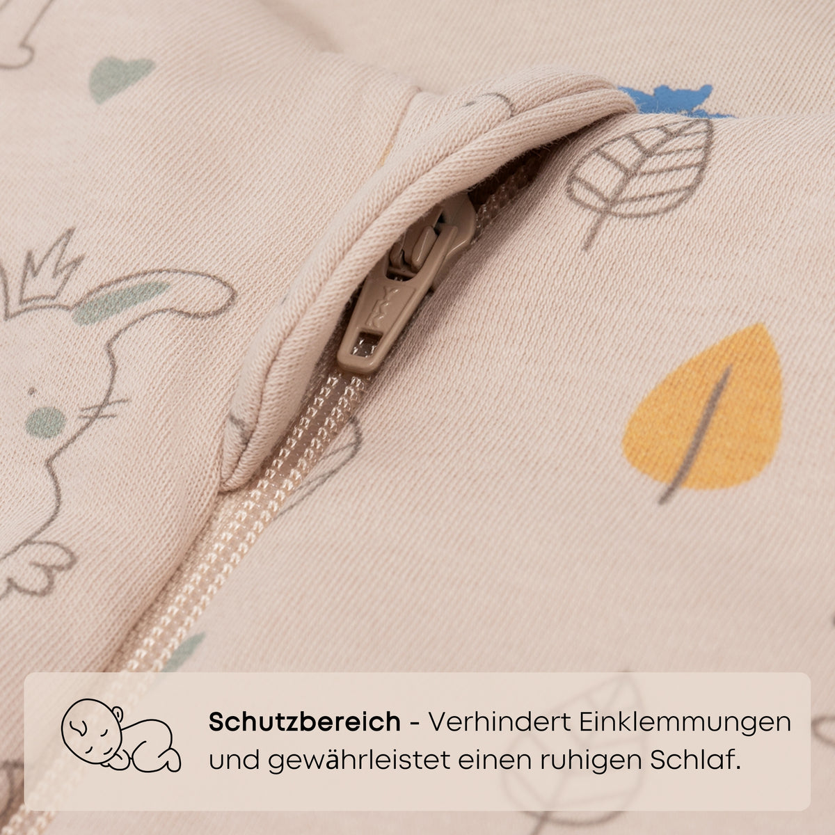 Mababu Schlafsack mit Füßen aus Bio-Baumwolle – Bild 38