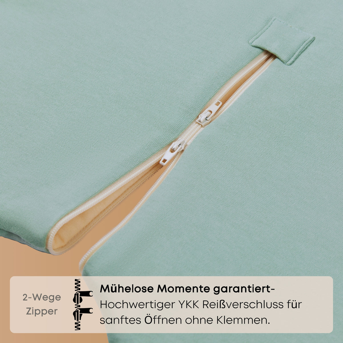 Mababu Schlafsack mit Füßen aus Bio-Baumwolle – Bild 49