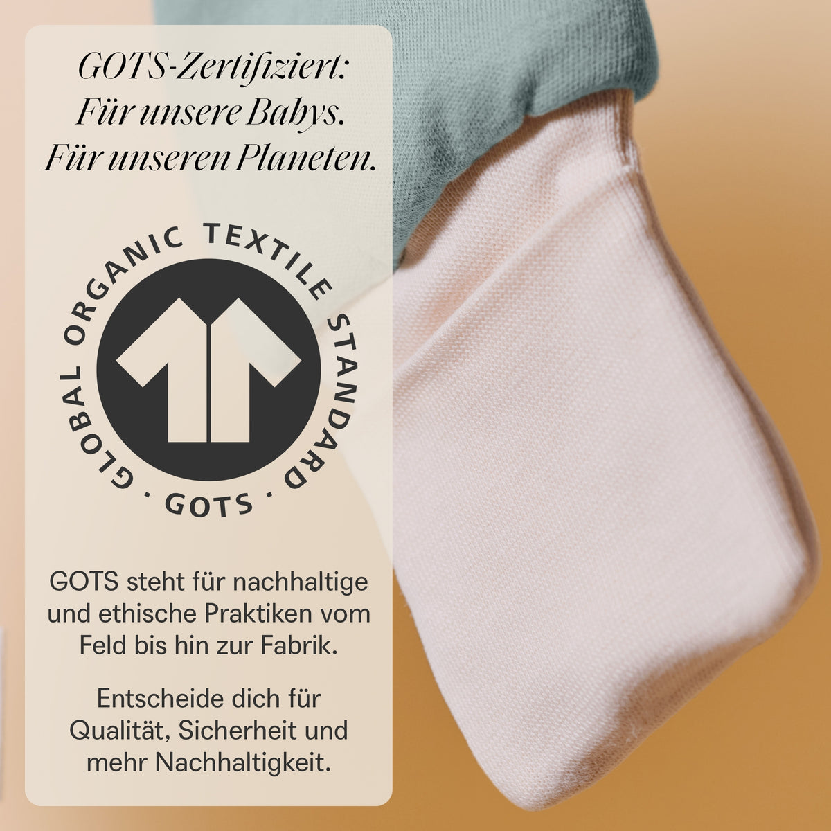Mababu Schlafsack mit Füßen aus Bio-Baumwolle – Bild 50