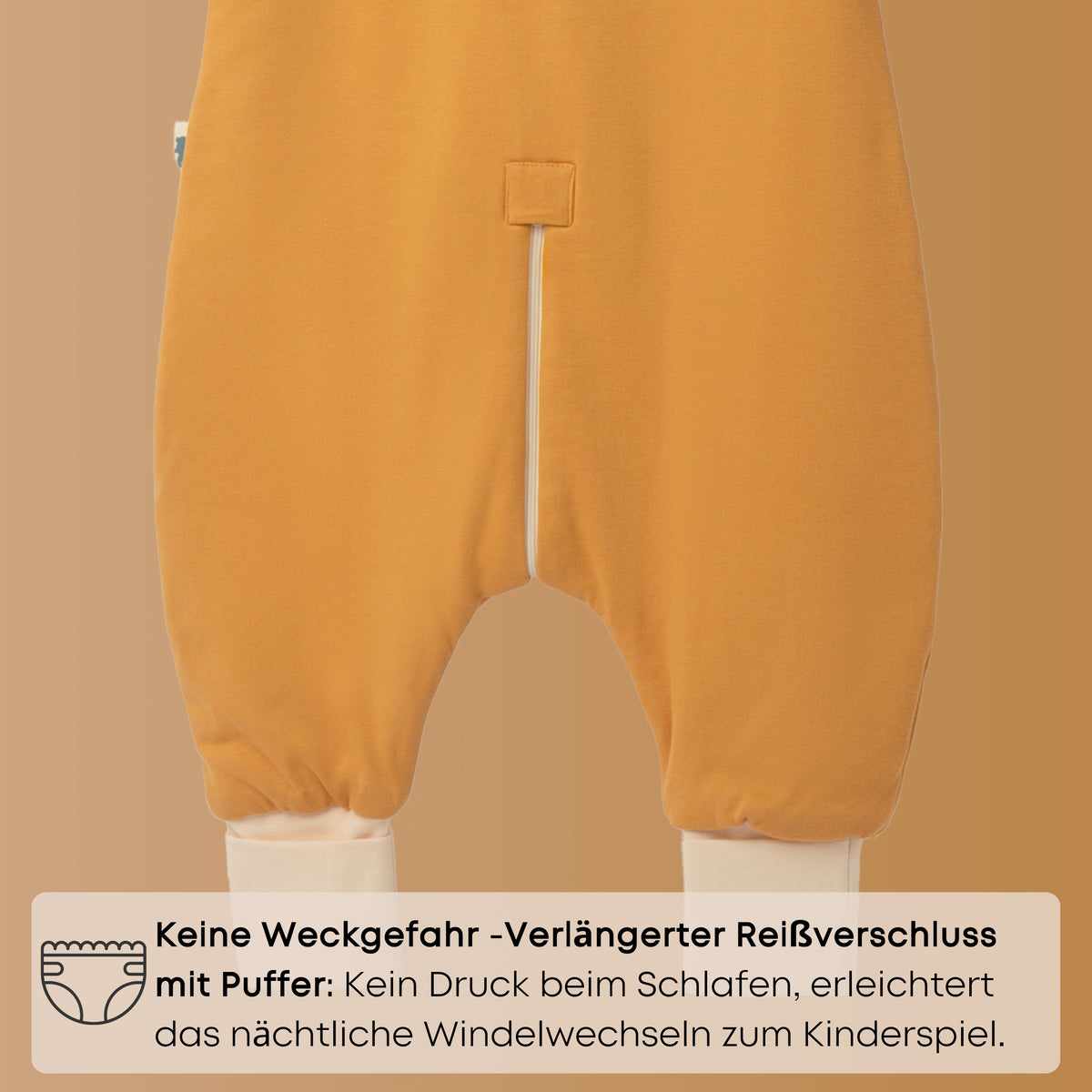 Mababu Schlafsack mit Füßen aus Bio-Baumwolle – Bild 45