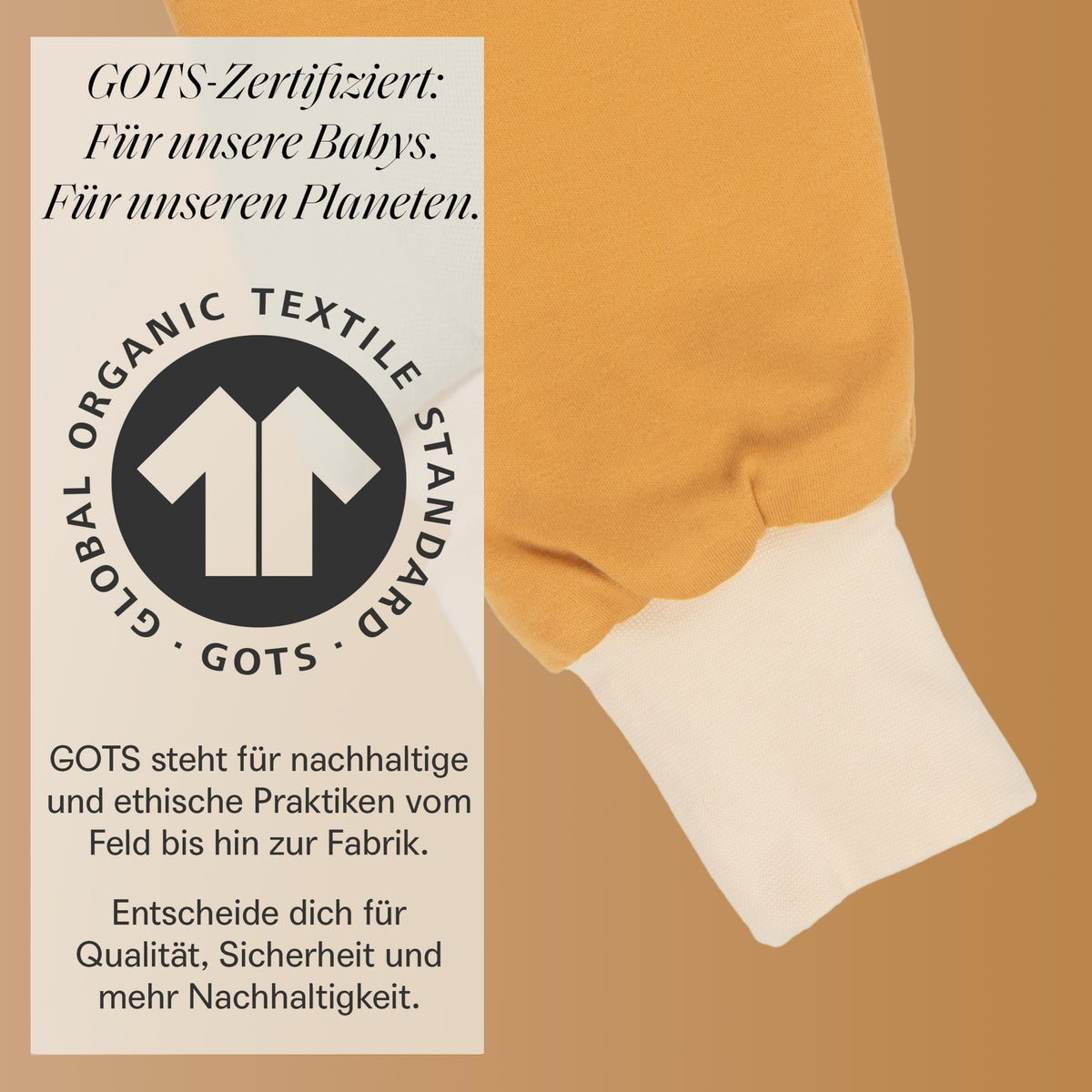 Mababu Schlafsack mit Füßen aus Bio-Baumwolle – Bild 40