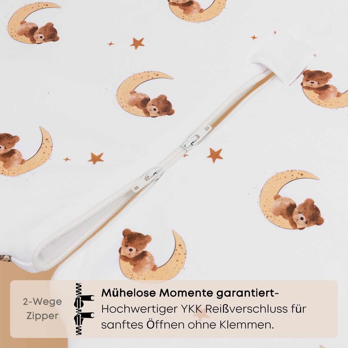 Mababu Schlafsack mit Füßen aus Bio-Baumwolle – Bild 31