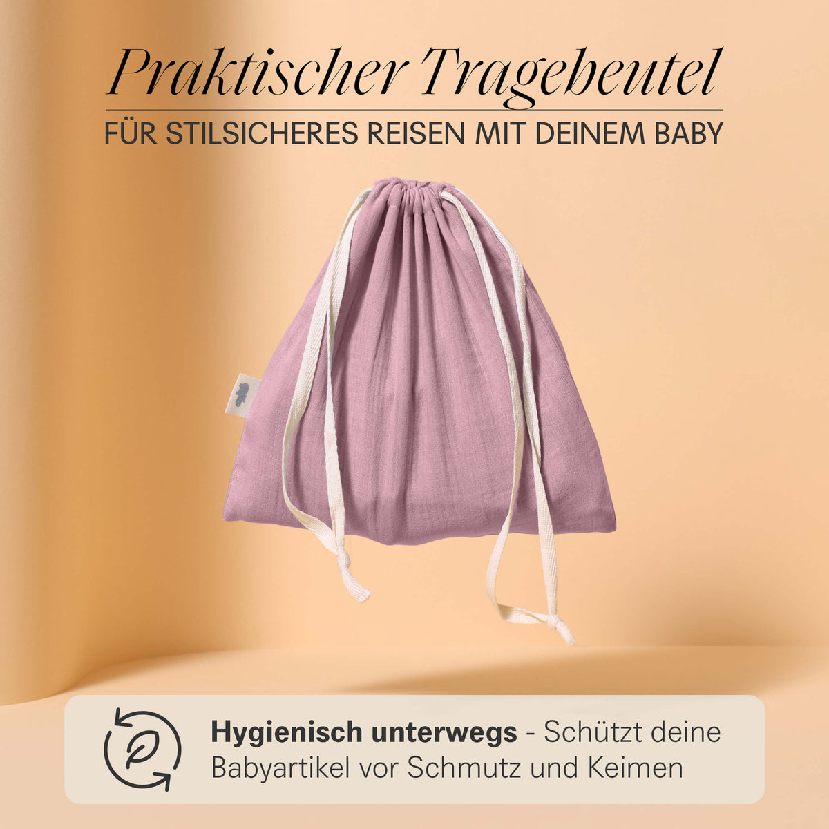 Mababu Baby-Geschenkset 4-teilig mit Schmusetuch Hase, Beißring und Spucktuch – Bild 11