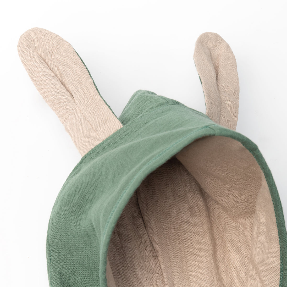Mababu Badeponcho mit Hasenohren aus Bio-Musselin – Bild 11