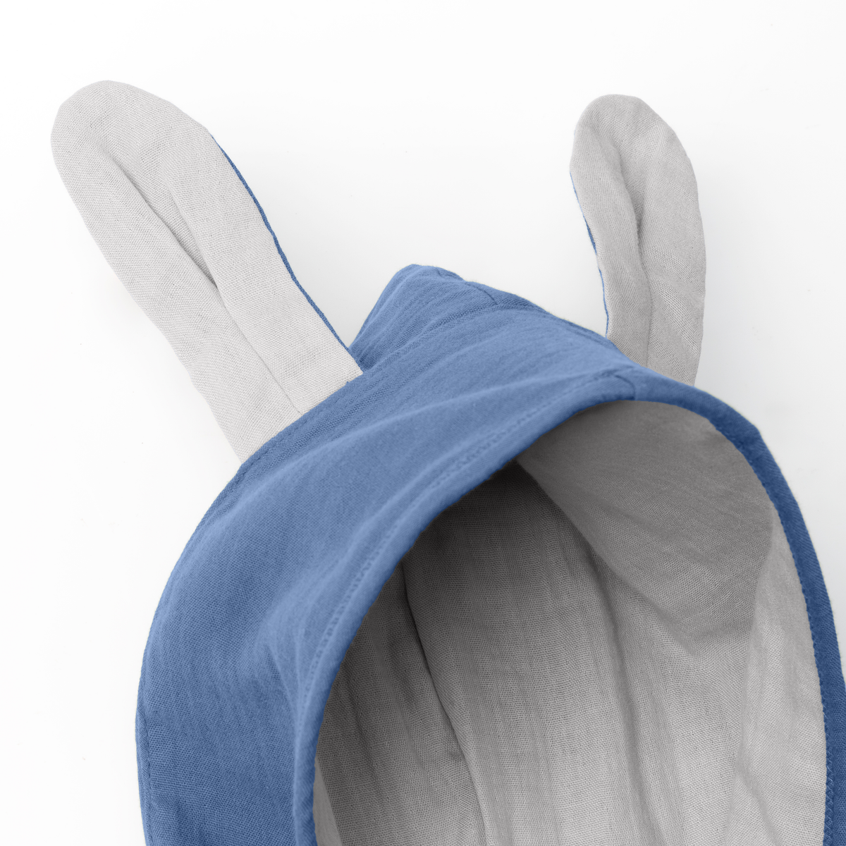 Mababu Badeponcho mit Hasenohren aus Bio-Musselin – Bild 9