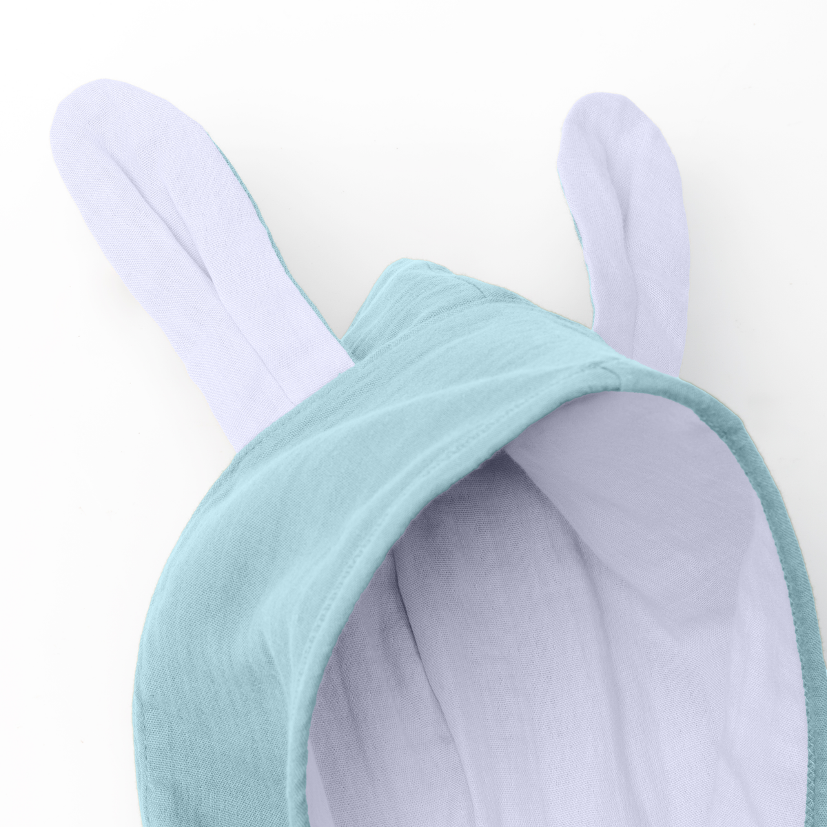 Mababu Badeponcho mit Hasenohren aus Bio-Musselin – Bild 22