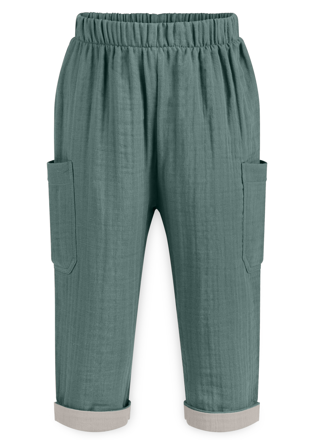 Mababu zweifarbige Musselin-Hose aus Bio-Baumwolle – Bild 15