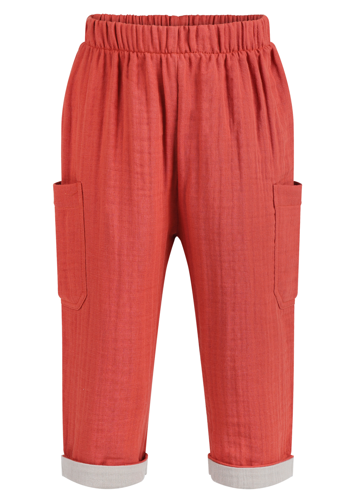 Mababu zweifarbige Musselin-Hose aus Bio-Baumwolle – Bild 9